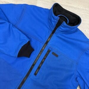 Filson Tin Cloth Primaloft Jacket Mens M Marlin Blue Insulated Workwear